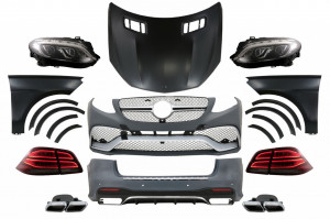 Pachet Exterior compatibil cu Mercedes M-Class W166 2012-2015 Conversie la GLE
