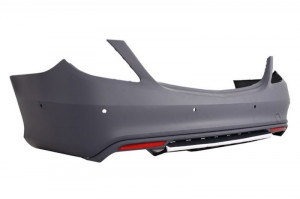 Pachet Exterior compatibil cu S-Class W222 2013-2017 S63 Design cu Ornamente Toba de Evacuare - Img 3