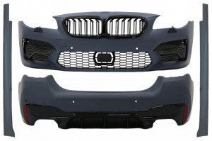 Pachet Exterior Complet compatibil cu BMW Seria 5 F10 2010-2017 Conversie la G30 LCI M5 Design