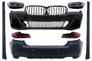 Pachet Exterior Complet compatibil cu BMW Seria 5 G30 2017-2019 M-Tech Conversie la G30 LCI 2020 Design