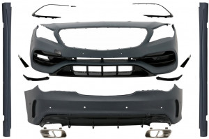 Pachet Exterior Complet cu Mercedes CLA C117 W117 2013-2018 Facelift CLA45 Design