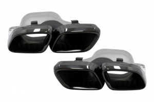 Pachet Exterior cu Ornamente Evacuare compatibil cu Mercedes C-Class W205 Sedan 2014-2020 C63s Edition 1 Design - Img 5