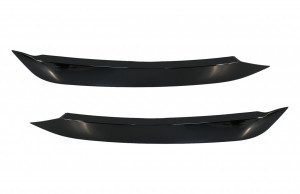 Pleoape Faruri compatibil cu VW Polo AW MK6 (2018-2020) Negru Lucios - Img 3