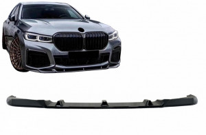 Prelungire Bara Fata Negru Lucios compatibil cu BMW Seria 7 G12 LCI M Sport 2019-> Negru Lucios - Img 2