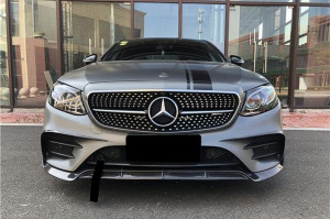 Prelungiri Bara Fata compatibil cu Mercedes E-Class C238 Sport Line E53 (2016-2020) Negru Lucios - Img 4