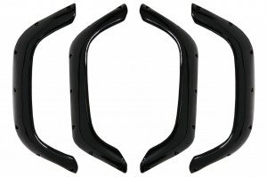 Prelungiri Extensii Aripi compatibil cu Land Rover Defender 90 & 110 (1990-2016) Negru Lucios