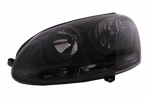 Set Faruri compatibil cu VW Golf 5 V 2003-2009 Jetta 2005-2010 Fundal Negru - Img 3