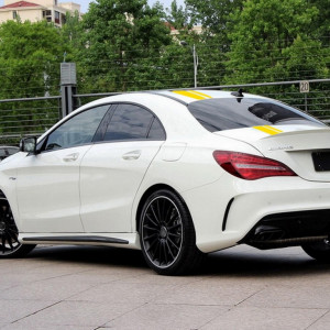 Set Stickere Galben Mat MERCEDES CLA W117 C117 X117 2013-2016 A Class W176 2012-2018 - Img 4