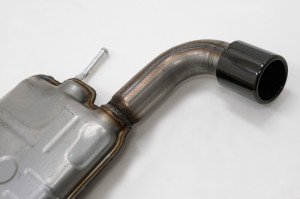 Sistem de evacuare compatibil cu VW Golf 5 2003-2007 Golf 6 2008-2013 GTI Design Tipsuri Negru Lucios - Img 4