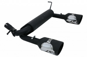 Sistem de evacuare dubla Axle-Back compatibil cu JEEP Wrangler, Rubicon JK 2007-2017 Metal Mulisha Design - Img 3
