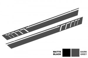 Stickere Laterale compatibil cu MERCEDES G-Class W463 W463 1989-> Gri Inchis - Img 2