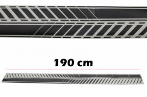 Stickere Laterale NEGRU MAT compatibil cu VW POLO Golf 5 6 7 V VI VII 2003-> - Img 3