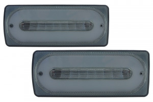 Stopuri Full LED compatibil cu Mercedes G-Class W463 1989-2015 Semnal Dinamic Secvential