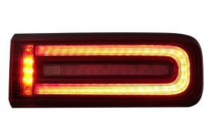 Stopuri Full LED compatibil cu Mercedes G-Class W463 2008-2017 Facelift 2018 Design LED Dinamic Secvential - Img 2