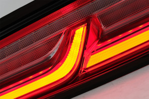 Stopuri Full LED Light Bar compatibil cu Chevrolet Camaro 2015-2017 Rosu cu Semnal Dinamic - Img 3