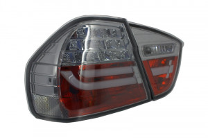 Stopuri LED compatibil cu BMW E90 Seria 3 Limuzina 2005-2008 Fumuriu - Img 4