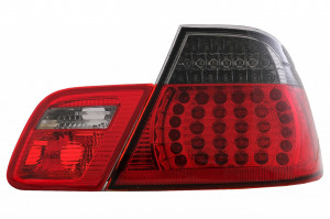 Stopuri LED compatibil cu BMW Seria 3 E46 Coupe 1998-2003 Rosu Fumuriu 2 Usi - Img 3