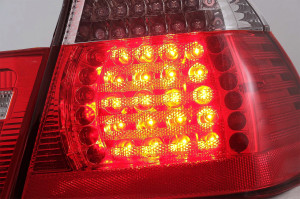 Stopuri LED compatibil cu BMW Seria 3 E46 Limuzina 4Usi 2001-2005 Rosu Clar - Img 4