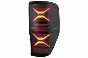 Stopuri LED compatibil cu Ford Ranger 2012-2018 Fumuriu cu Semnal Dinamic - Img 4