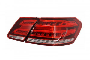 Stopuri LED compatibil cu MERCEDES E-Class W212 2009-2013 Facelift Design Rosu Clar - Img 4