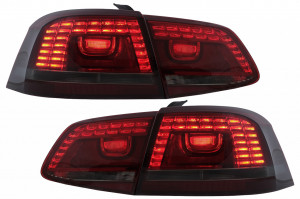 Stopuri LED compatibil cu VW Passat 3C B7 Sedan 2010-2014 Rosu Fumuriu