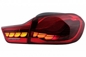 Stopuri OLED compatibil cu BMW Seria 4 F32 F33 F36 M4 F82 F83 2013-2019 Rosu cu Semnal Dinamic Secvential - Img 4