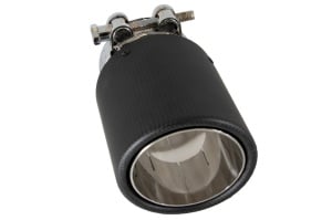 Toba Universala Ornament Sistem de evacuare Carbon Fiber Finisaj Mat 6.8cm / 2.67inch - Img 4