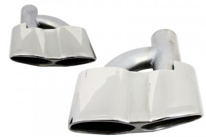 Tobe Ornamente compatibil cu sistemul de evacuare Mercedes S-class W221 2005-2013 S65 S63 Design - Img 2