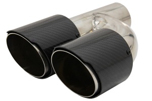 Tobe Ornamente Sistem de evacuare Carbon Fiber Finisaj Lucios 6.3cm - Img 2