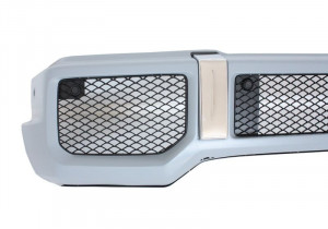 Ansamblu Bara Fata pentru Mercedes G-Class W463 1989-2012 cu Grila Centrala GT-R Panamericana Design - Img 4
