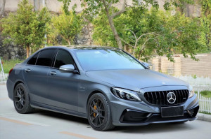 Aripi Laterale compatibile cu Mercedes C-Class W205 2014-2020 C63 Look - Img 7
