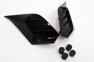 Aripioare Aerodinamice AF-Sport pentru Stopuri Glohh GL-5i GL-5X compatibil cu Range Rover Sport L494 2013-> Negru - Img 3