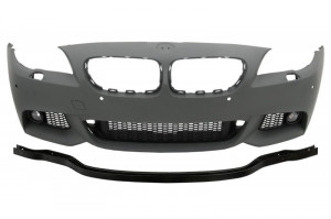 Bara Fata compatibil BMW seria 5 F10 F11 2010-2013 Non LCI M-Technik Design cu proiectoare de ceata incluse - Img 7