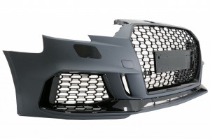 Bara Fata compatibil cu Audi A3 8V Facelift Sedan Cabrio 2016-2019 RS3 Design Negru Lucios - Img 8