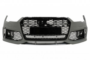 Bara Fata compatibil cu Audi A7 4G Facelift 2015-2018 RS7 Design cu Grile - Img 2