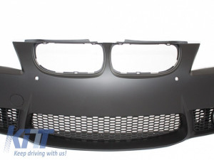 Bara Fata compatibil cu BMW Seria 3 E90 E91 2008-2011 M3 Design cu senzori de paracare, Fara Proiectoare - Img 3