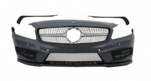 Bara Fata cu Stickere Laterale Negru Mat compatibil cu Mercedes A-Class W176 2012-2018 A45 Design - Img 2