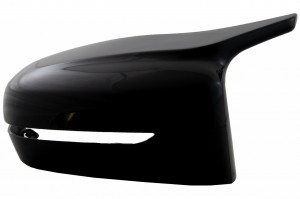 Capace oglinzi compatibil cu BMW Seria 5 G30 G31 G38 2017-> Seria 6 G32 2017-> Seria 7 G11 G12 2015-> Seria 8 G14 G15 2017-> M Sport Design Negru Lucios - Img 3