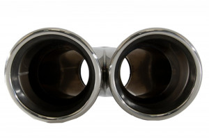 Difuzor Bara Evacuare Dubla Spate cu Ornamente Tobe Evacuare compatibil cu BMW Seria 3 F30 F31 2011-2019 M Design - Img 8