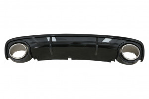 Difuzor Bara Spate compatibil cu Audi A6 C6 4F 2009-2012 RS Design Negru