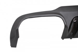 Difuzor Bara Spate compatibil cu MERCEDES C-Class W204 C204 AMG Sport Line 2012-2014 Carbon Look - Img 4