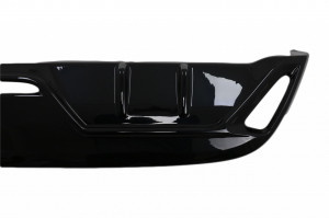 Difuzor Bara Spate compatibil cu Toyota Yaris MK4 2020-> Negru Lucios - Img 3