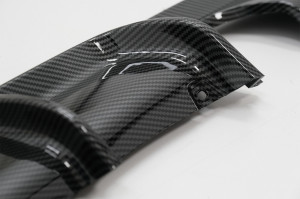 Difuzor Bara Spate cu Evacuare Dubla compatibil cu BMW 3 Series F30 F31 2011-2019 M Performance Design Carbon Film Coating - Img 5