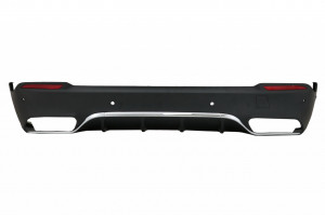 Difuzor Bara Spate cu Oranamente Tobe Crom compatibil cu Mercedes GLC X253 SUV 2015-2019 pentru Versiunea Standard - Img 8