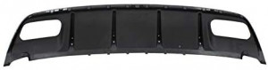 Difuzor Bara Spate cu Ornamente compatibil cu Mercedes W176 A-Class 2012-2018 A45 Facelift Design - Img 3