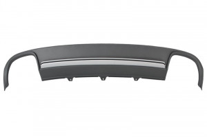 Difuzor Bara Spate cu Ornamente Evacuare compatibil cu Audi A4 B8 Pre Facelift 2008-2011 Sedan sau Avant S4 Design - Img 7
