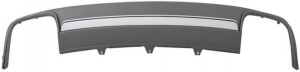 Difuzor Bara Spate cu Ornamente Evacuare compatibil cu AUDI A4 B8 Facelift 2012-2015 Sedan Avant S4 Design - Img 2