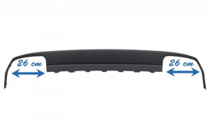 Difuzor Bara Spate cu Ornamente evacuare compatibil cu Mercedes E-class W212 Pre Facelift 2009-2013 E63 Desgin - Img 8
