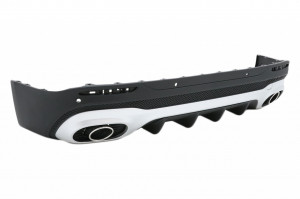 Difuzor Bara Spate cu Ornamente Evacuare compatibil cu Mercedes GLB X247 SUV 2020-> - Img 2