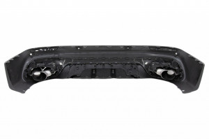 Difuzor Bara Spate cu Ornamente Evacuare compatibil cu Mercedes GLB X247 SUV 2020-> Night Package - Img 4